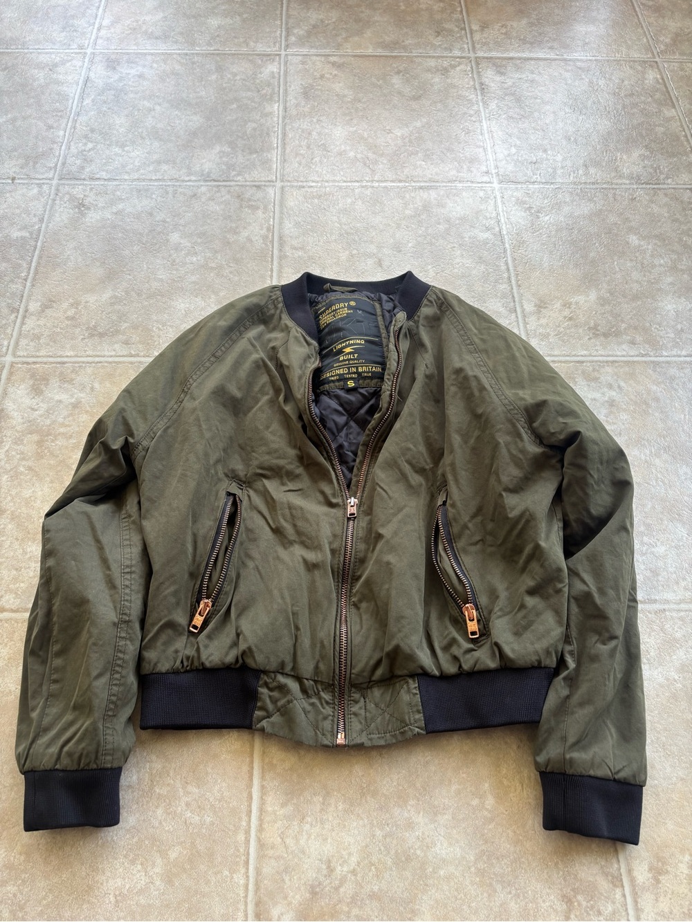 Women’s Olive Bomber Jacket - SuperDry